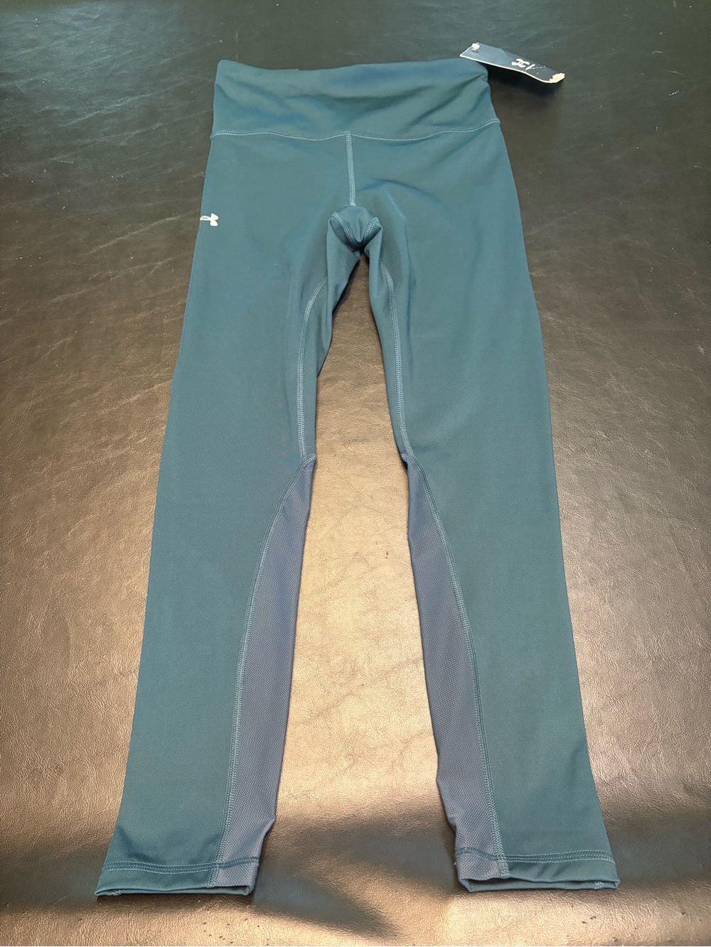 NWT Under Armour Breathelux High Rise Ankle Leggings XS Teal